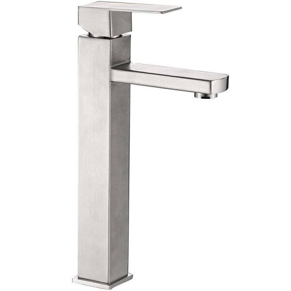 Смес. д/раковины шар/гайка ф35 НВ11803 НЕРЖ высокий