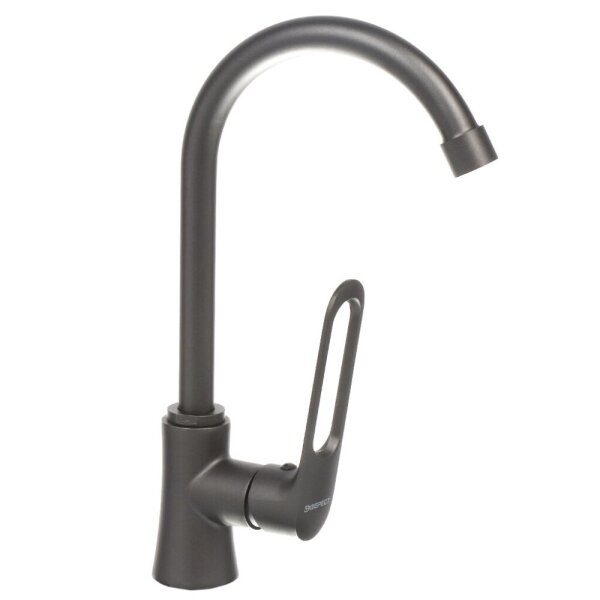 Смес. д/кухни бок/руч шар/гайка ф35 ЭВЕРЕСТ В40-15319 серый