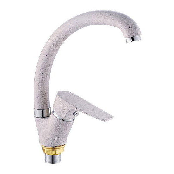 Смес. д/кухни бок/руч шар/гайка ф35 Р59222-17 белый