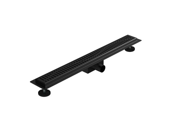 Трап-лоток с гориз выпуском  70мм*600мм (сухой+гидрозатвор) SLD600.01N.BL черный SANLUX