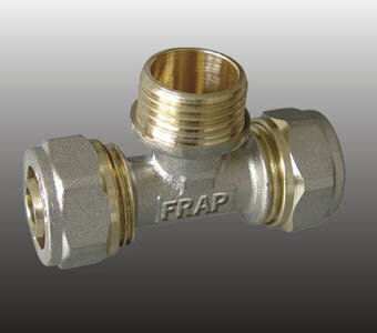 Тройник м/п нар/р Т16* 1/2М* 16 ц-ш SANLUX