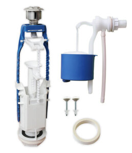 УКЛАД Арматура к бачку б/подвод 2-кнопоч/хром (АБ 77.56.14.3)