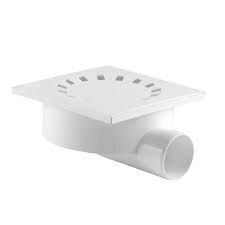 ПП Трап 50 угл (150*150) с сухим затвором белый