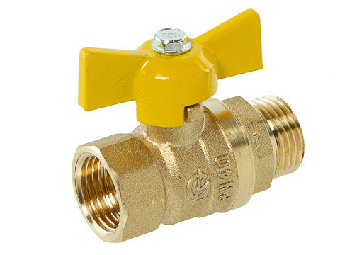 Кран шар/газ ГАЛЛОП Ду15 м/р баб (аналог 11б27п1) (Стандарт 231)