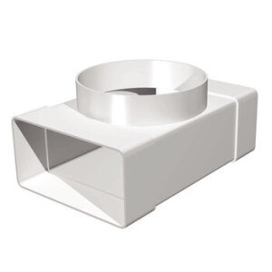 Тройник плоских каналов D100 с выходом 110/55 (511ТФ10П)