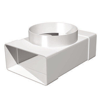 Тройник плоских каналов D100 с выходом 110/55 (511ТФ10П)