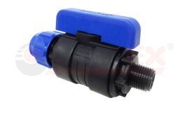 Кран обжим НР ф25*1 ПНД VALFEX