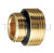 Ниппель (адаптер) для узла ниж. подключения 1/2"-3/4" (M303-23A) ТИМ