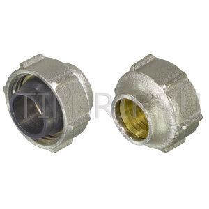 Резьбозажимное соединение д/стальных трубок 15*3/4 (MFCN-E15(1.0)) ТИМ