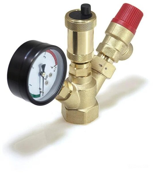 Группа безопасности  1" латунь МИНИ SG2804-1.5 SANLUX