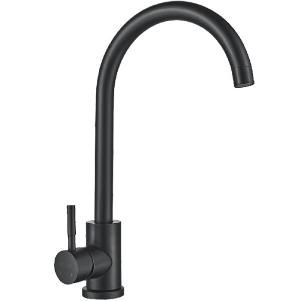 Смес. д/кухни бок/руч шар/гайка ф35 Т40313ВК-1(300) черный