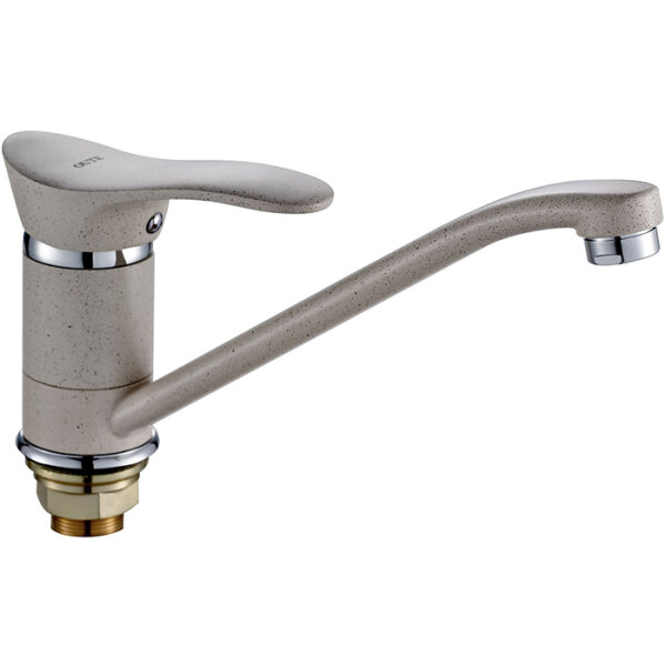 Смес. д/кухни/шар/гайка длин/изл ф35 T0103BK-3 песочн гранит